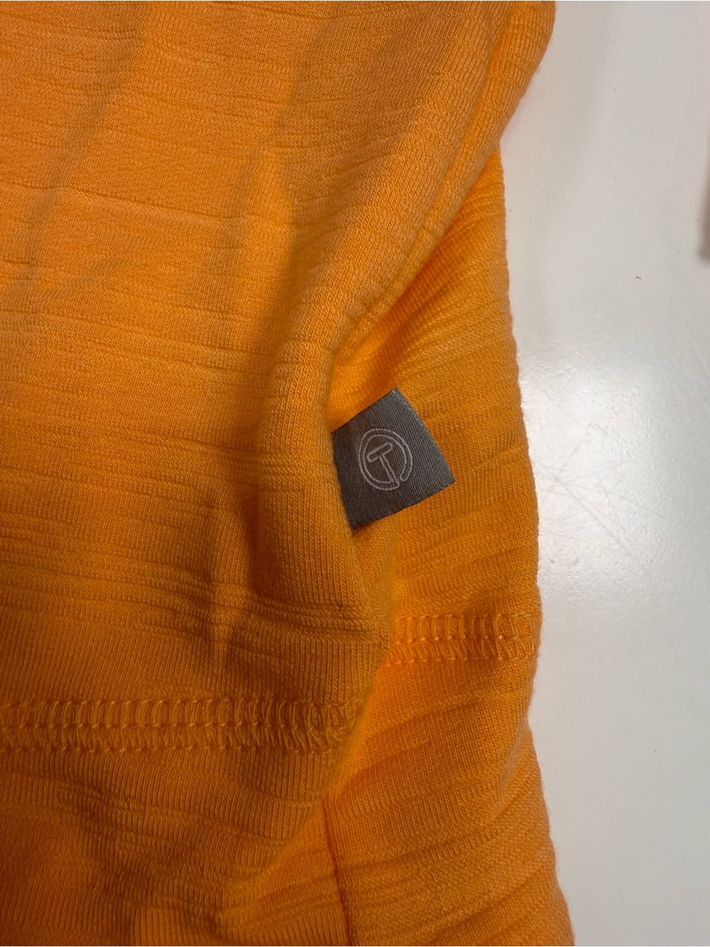 T for Talbots Zip-Front Bomber Jacket in sherbet Orange NWOT - Picture 5 of 9